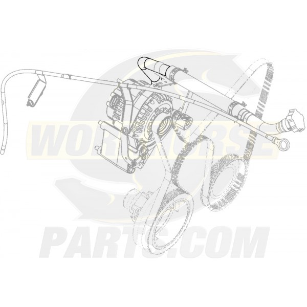 12575127  -  Tube Asm - Oil Filler (Lower) 